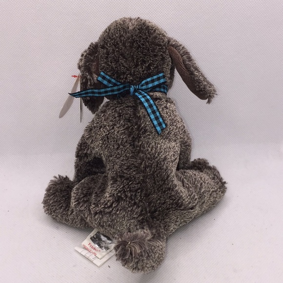 Ty Beanie Babies Frisbee Weimaraner Dog Puppy with Blue Eyes - Picture 9 of 11